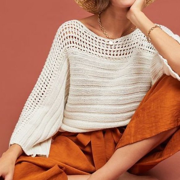 Anthropologie Sweaters - Anthropologie Chatwin Knit Pullover Sz XS